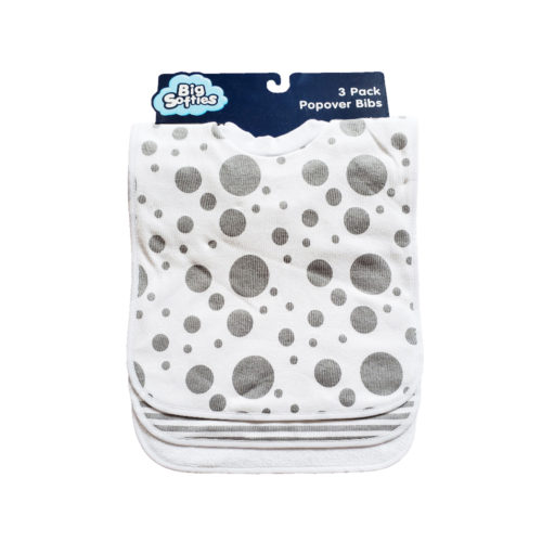 Big Softies 3 Pack Popover Bibs - Unisex
