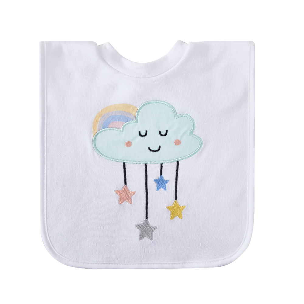 Big Softies 3 Pack Popover Bibs - Cloud - Image 4