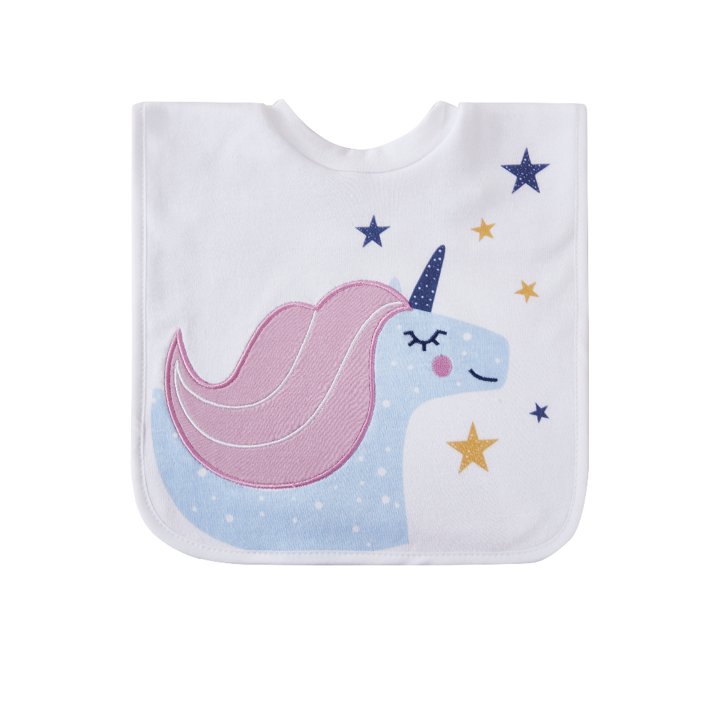 Big Softies 3 Pack Popover Bibs - Unicorn - Image 4