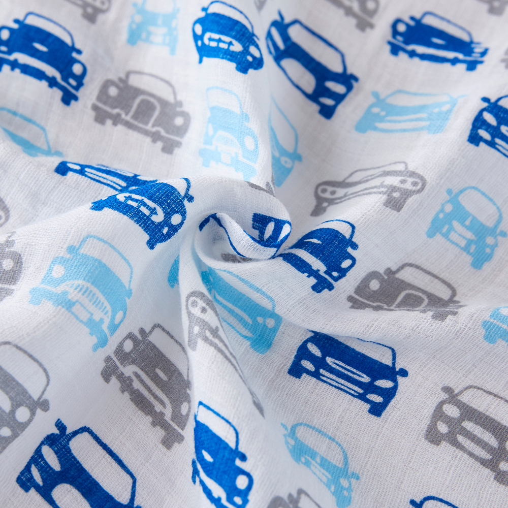 Big Softies 2 Pack Pre-washed Muslin Wraps - Car - Image 3
