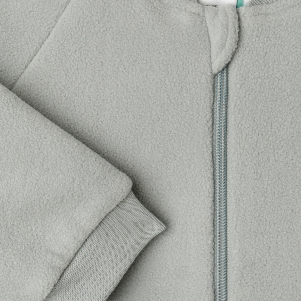 Snugtime Lined Polar Fleece Blanket Sleeper - Grey - Image 2