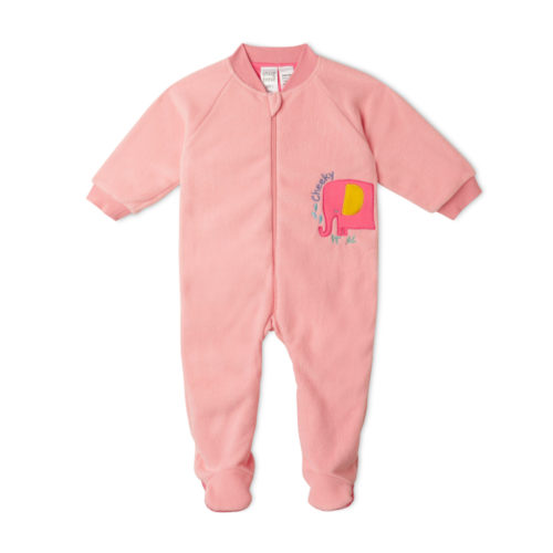 Snugtime Lined Polar Fleece Blanket Sleeper - Pink