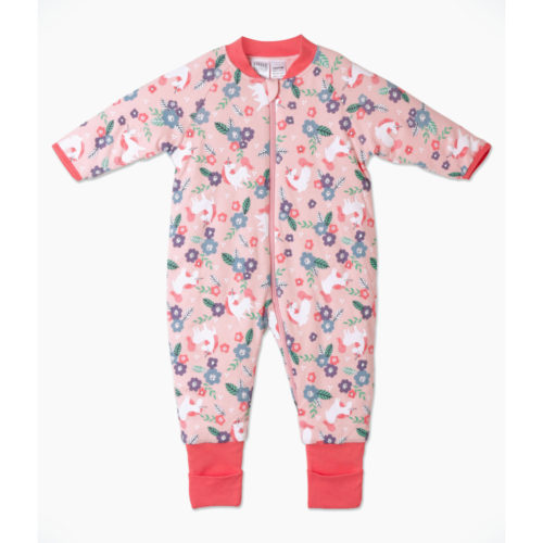 Snugtime Lined Footless Blanket Sleeper - Pink