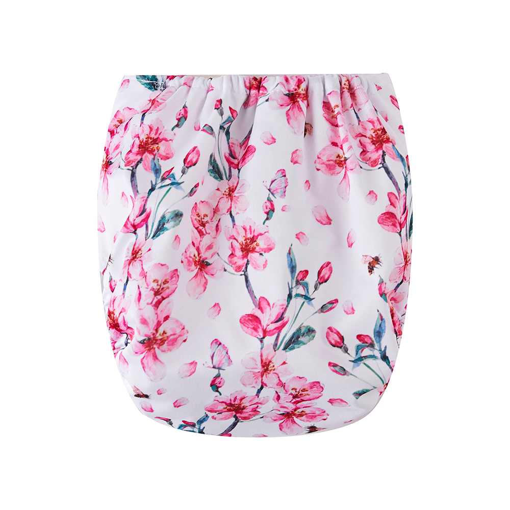 Big Softies Reusable Nappy & Wet Bag Bundle - Blossom - Image 3