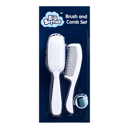 Big Softies Brush And Comb Set – Blue