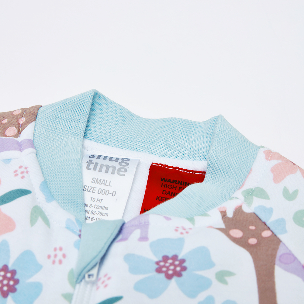 Snugtime Printed Long Sleeve Padded Sleeping Bag – Giraffe