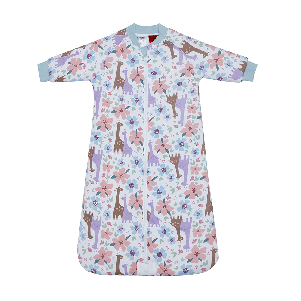 Snugtime Printed Long Sleeve Padded Sleeping Bag – Giraffe