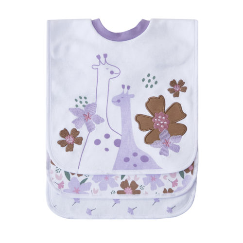 Snugtime 3 Pack Popover Bibs - Giraffe