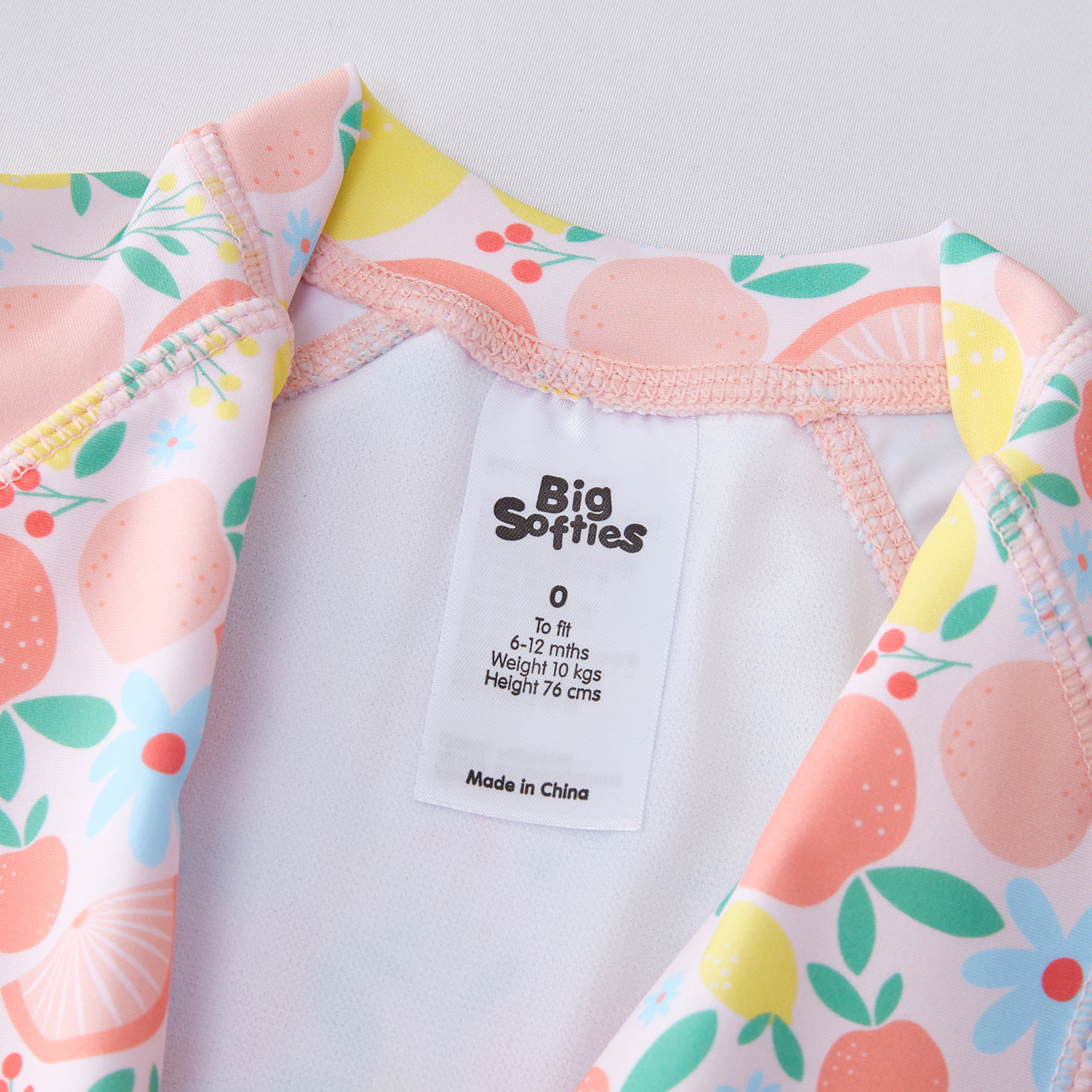 Big Softies 2pc Swimsuit & Hat-Fruits - Image 8