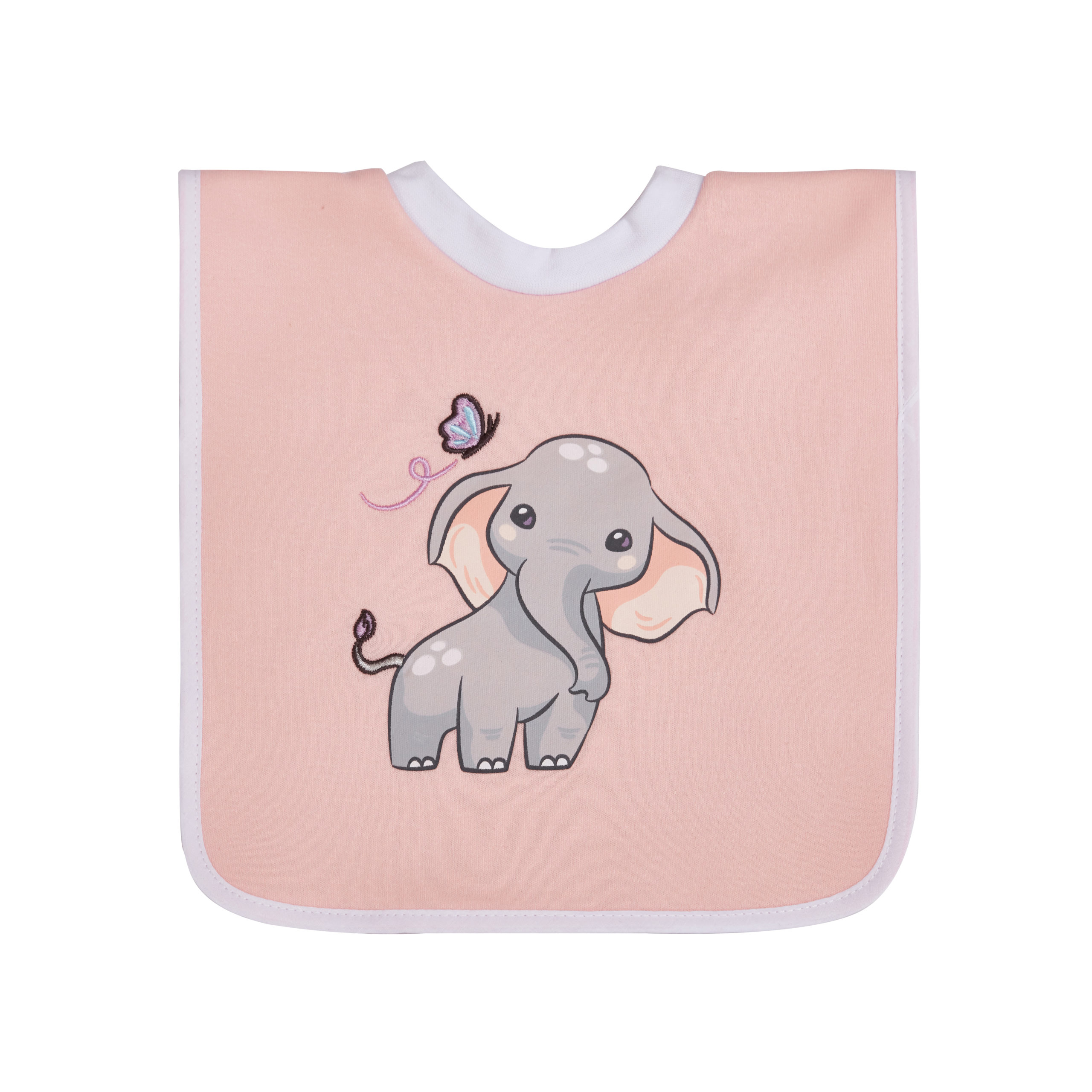 Big Softies 3 Pack Popover Bibs - Elephant - Image 2