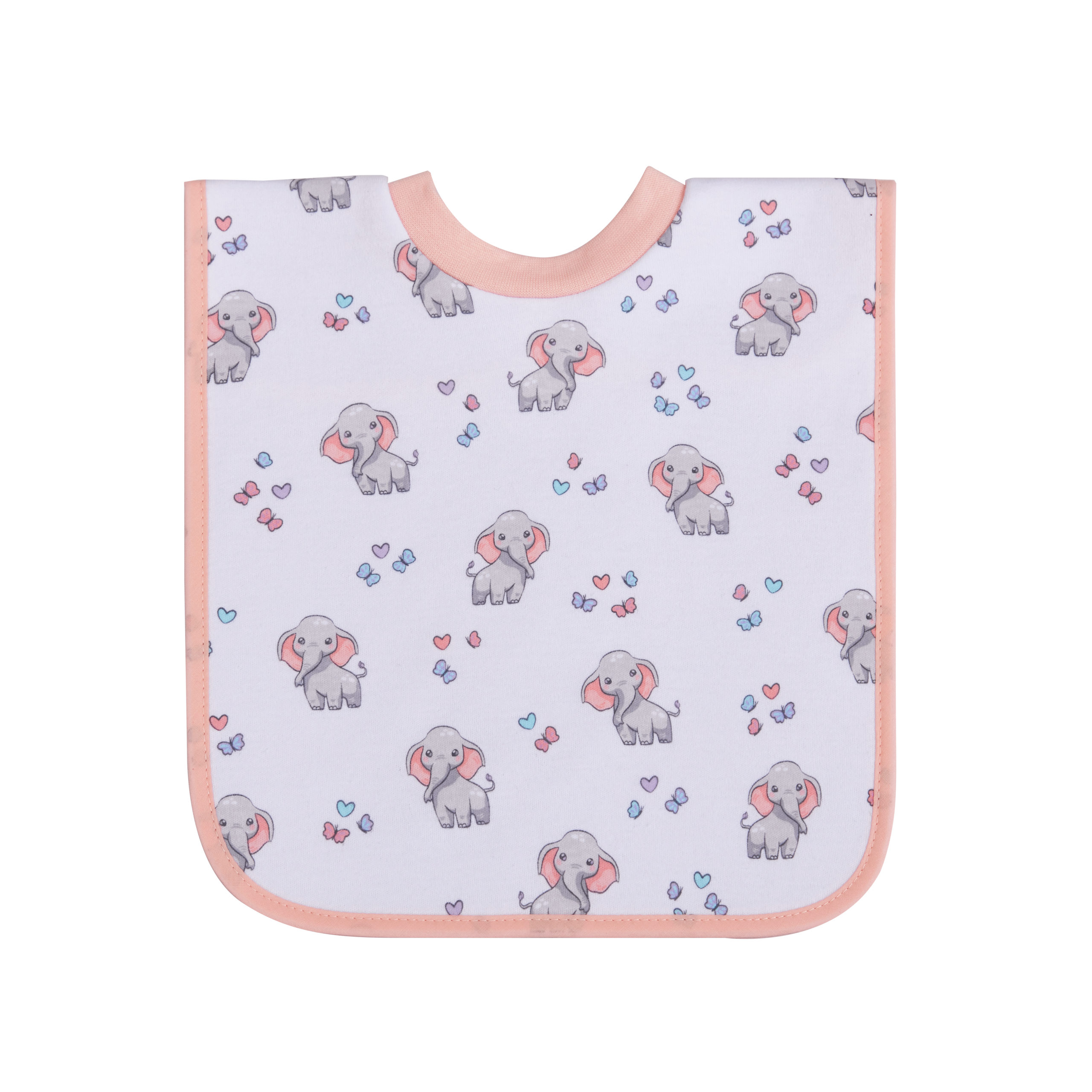 Big Softies 3 Pack Popover Bibs - Elephant - Image 3